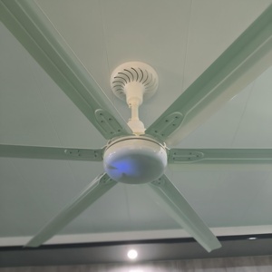 Quạt trần công nghiệp cỡ lớn 96 inch, 6 cánh bằng nhôm, điều khiển từ xa, tích hợp đèn LED, bán trực tiếp từ nhà máy - Product Image 3