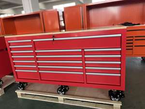 <span class=keywords><strong>72</strong></span> <span class=keywords><strong>Inch</strong></span> Gereedschapskist Voor Garage Houten Top 18 Laden Trolley Grote Gereedschapskast Met Laden - Product Image 2