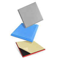 Écologique sans odeur approvisionnement éponge pyramide mousse acoustique absorption acoustique coton panneaux de mousse acoustique insonorisation
