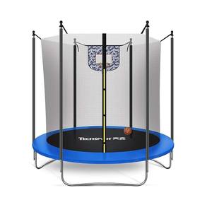 6ft-10ft 12ft 14ft Rebonding <span class=keywords><strong>Trampoline</strong></span> Enfants En Plein Air Pour Portable Basketball Hoop Attachment Avec Enclos Net Facile À Assembler - Product Image 1