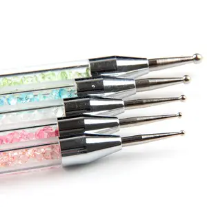 TSZS ชุดปากกาแต่งแต้มด้วยคริสตัลหลากสีสำหรับมืออาชีพ,แบบโรงงานโดยตรงพร้อมผู้ผลิตไรน์สโตน