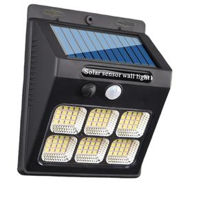 New Home 96LED 112LED Luz de pared con energía solar COB de detección humana para exteriores - Product Image 1