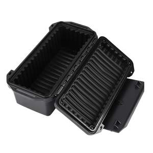 Échantillon gratuit Boîtier de projet électronique extérieur Boîtier d'alimentation Boîtier d'instrument Borne en plastique Étanche Boîtier électrique Noir - Product Image 1