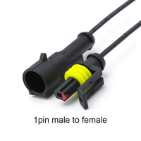 Connecteur Électrique Automobile Étanche XIPU Série 1.5 (1P-6P) Mâle-Femelle PA GF pour Faisceau de Câbles Automobile