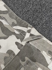Custom Oversized Distressed Ripped <strong>Men's</strong> Outdoor Hunting <strong>Camo</strong> Pants Stacked Carpenter Camouflage Baggy <strong>Cargo</strong> <strong>Trousers</strong> - Product Image 5