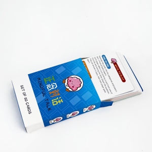Mindful Talk : jeu de société personnalisé pour les fêtes, impression sur mesure, cadeau de Noël, jeu de cartes de haute qualité, communication, émpathie, brise-glace - Product Image 2