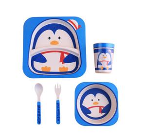 <span class=keywords><strong>2025</strong></span> Unicorn in cho cô gái xe ô tô khủng long Dino in cho bé trai sợi tre 2 ngăn ngăn trẻ em tablewares - Product Image 2