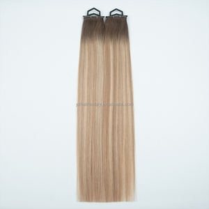 Extensiones de Cabello Humano Virgen Ruso Remy de la Mejor Calidad de Salón, Trama de Piel, Trama Doble a Máquina, Trama Mariposa - Product Image 3