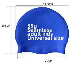 Bonnet <span class=keywords><strong>de</strong></span> bain en silicone pour hommes et femmes 2025, entraînement et compétition, design <span class=keywords><strong>de</strong></span> <span class=keywords><strong>casque</strong></span> 3D souple pour faible résistance, bonnet <span class=keywords><strong>de</strong></span> bain personnalisé - Product Image 6