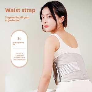 Cinturón de Masaje con Compresión Vibratoria y Calor para Aliviar la Fatiga Lumbar, con Suministro de Energía de Banco de Energía, Soporte de Bolsa de Aire - Product Image 4