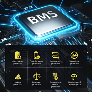 แบตเตอรี่ลิเธียมกำลังสูง 80D26L 12.8V 80Ah ลิเธียมไอออน สำหรับสตาร์ทรถ SUV/RV/รถบรรทุก/รถบัส/เรือ - Product Image 6