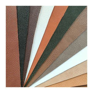 निः शुल्क नमूना विंटेज गैर-घर्षण काउच 0.9 मिमी लाइची प्रिंट तेल वेक्सड चमड़े के सोफे चमड़े - Product Image 5