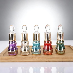 Flacone di Profumo Arabo di Lusso da 6ml 12ml, Bottiglia Vuota per Olio di Oud Attar con Asta in Vetro - Product Image 2