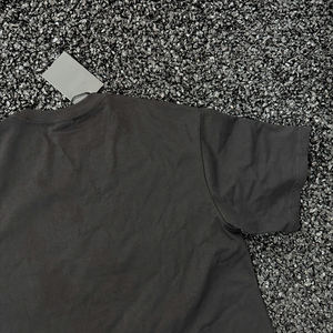 T-shirt pour homme en coton 100% de haute qualité, col rond, luxe, poids lourd, surdimensionné, 260 g/m², tricoté, logo personnalisé, impression sérigraphique - Product Image 3