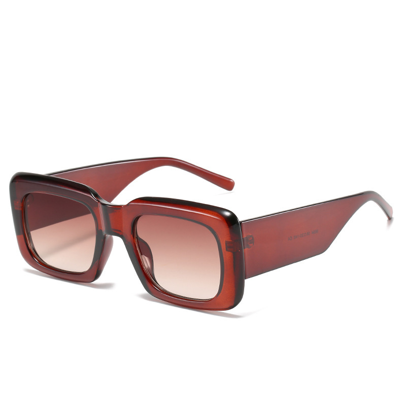 ?New 90\'s Red Trendy Rectangular Sunglasses Women / Men Retro Shades Amazon.com: Mriendao Red Sunglasses for Men Women 90s  main image 2
