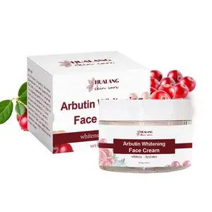 Custom Private Label Arbutin Brightening Whitening Face Cream & Lotion Moisturizer Face Cream for Glowing Skin