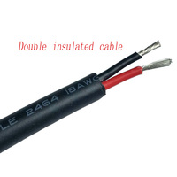 سلك طاقة للسيارة 18AWG 12 فولت مع قابس ولاعة سجائر ذكر وسلك مفتوح مطلي بالقصدير مع غلاف PVC