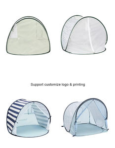 <span class=keywords><strong>Tente</strong></span> de plage pour bébé Pop <span class=keywords><strong>avec</strong></span> logo personnalisé et portable léger <span class=keywords><strong>avec</strong></span> protection <span class=keywords><strong>UV</strong></span> sac de transport en fibre de verre pour les sorties d'été à la plage des enfants - Product Image 2