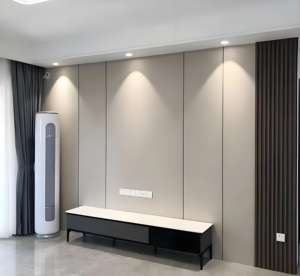 आधुनिक क्लासिक इंटीरियर सजावटी पैनल लकड़ी वेनर पृष्ठभूमि दीवार पैनल ज्यामितीय वाटरप्रूफ फायरप्रूफ बांस चारकोल बोर्ड - Product Image 3