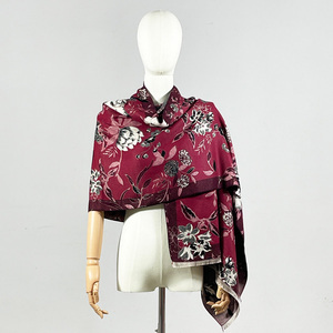 Colección de Invierno de Lujo 2025, Ropa para Mujer, Accesorios, Bufanda Textil para el Cuello, Chal de Imitación de Cachemira, Bufandas Tejidas - Product Image 6