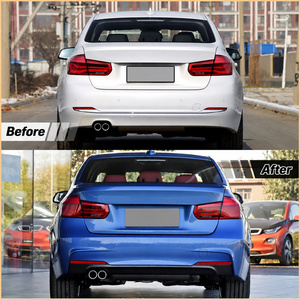 Kit de Carrocería Completo Estilo <span class=keywords><strong>M</strong></span>-Tech para <span class=keywords><strong>BMW</strong></span> <span class=keywords><strong>Serie</strong></span> 3 F30 F35 2012-2019, Parachoques Delantero y Trasero, Faldones Laterales - Product Image 6