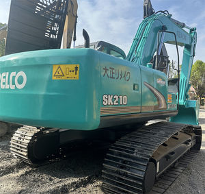 Excavatrice hydraulique sur chenilles lourdes Kobelco SK 210 d'excavatrice utilisée par belle qualité de 20 tonnes pour Kobelco SK 210 - Product Image 4