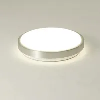 Plafonnier LED intelligent rond moderne simple de style SMD PUZHUOER pour salon et chambre à coucher, montage en surface, 18W