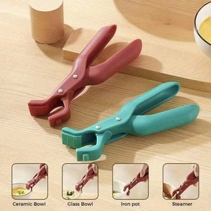 1 pièce Pince anti-brûlure antidérapante pour plats chauds, bols, poêles, friteuses, cuiseurs vapeur et fours - Product Image 2
