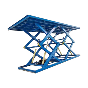 Elektrische draagbare auto-schaarlift, zware uitvoering van staal, met kabellier voor gebruik in autogarages - Product Image 2