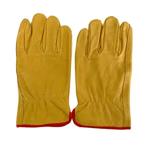 LP20993 Pig Split Leather working Gloves for driver