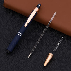 Barato 1,0mm tacto suave para Stylus Pen Bola de metal simple para uso en oficina Bajo costo con estilo de tapa básica - Product Image 6