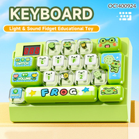 Jeu de défi interactif de compétences : Clavier mécanique anti-stress tendance avec lumières et sons, différents styles