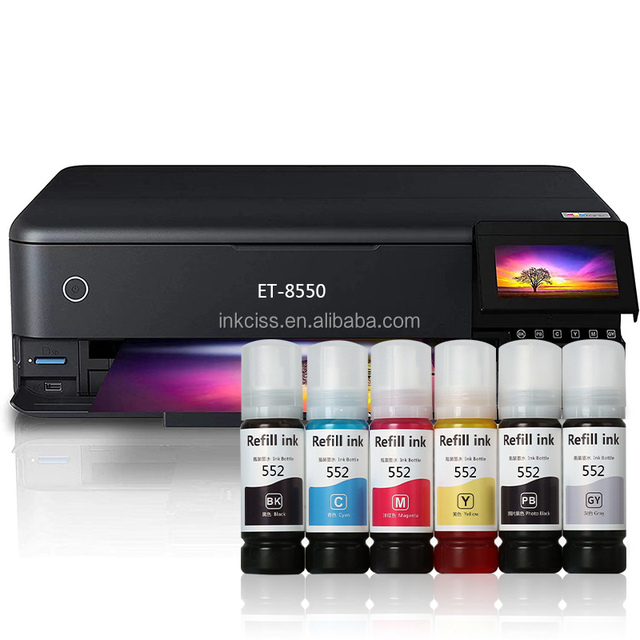 Premium 552 555 114 Heat Press for Sublimation Ink Heat Press Transfer Ink for epson L8180 Et8500 Et8550 Et-8500 Eco Printer