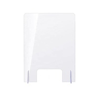Pare-éternuements en acrylique transparent personnalisés en gros-Séparateurs de bureau à assemblage sans outil et boucliers d'isolation anti-buée