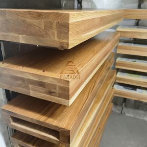 Pedata per scale in legno massello di quercia rossa personalizzata piccola pedata per scale in legno duro con naso quadrato - Product Image 6