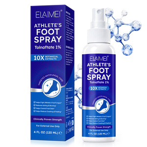ELAIMEI Tratamiento para el <span class=keywords><strong>Pie</strong></span> de Atleta, Spray Antifúngico de Máxima Potencia para Hongos en el <span class=keywords><strong>Pie</strong></span> de Atleta, Picazón en la Axila y Tratamiento para la Tiña - Product Image 1