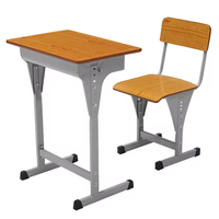 Bureau simple en contreplaqué et chaise bureau d'école primaire hauteur réglable étudiant pas cher enfants table et chaises ensembles