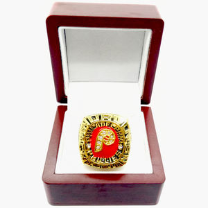 Anillo de Campeonato de Filadelfia de 1980 para Hombre, Chapado en Oro Rosa, Aleación con Cristales y Diamantes de Imitación, Regalo de Cumpleaños, Recuerdo de Colección - Product Image 4