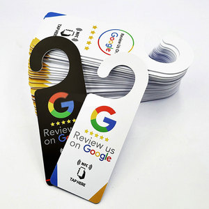 Tùy chỉnh thông minh 13.56MHz tần số <span class=keywords><strong>URL</strong></span> mã hóa PVC NFC <span class=keywords><strong>Google</strong></span> xem xét treo <span class=keywords><strong>tag</strong></span> không làm phiền cửa móc áo cho khách sạn - Product Image 1