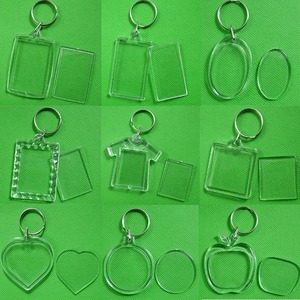 Porte-clés personnalisé en acrylique avec cadre photo trèfle, cadeau souvenir pour musées, touristes et commerces de détail - Product Image 2