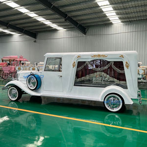 سيارة الجنائز الكلاسيكية البيضاء المصنوعة يدويًا من المصنع سيارة جنازة فاخرة عتيقة عربة كهربائية - Product Image 3