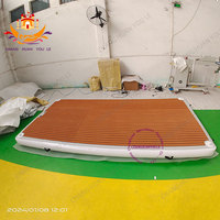 Plateforme flottante gonflable en PVC de bonne qualité pour yacht, ponton, quai, capacité de 500 kg pour 5 à 10 passagers, usage commercial, usine
