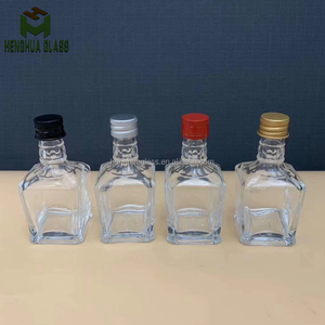 Mini bouteille en verre d'<span class=keywords><strong>alcool</strong></span> de 50 ml, bouteilles en verre pour spiritueux, flacon de 50 cc, whisky, <span class=keywords><strong>vodka</strong></span>, pour liqueur, gin, rhum, brandy, contenants pour bouteilles - Product Image 6