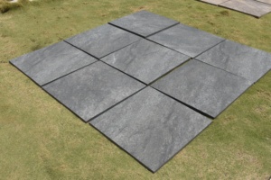 Robuste R11 Marteau Pierre Nero Extérieur Porcelaine 600x1200mm Céramique Antidérapante pour Sols Robustes Piscines Modernes Salles De Bains - Product Image 4