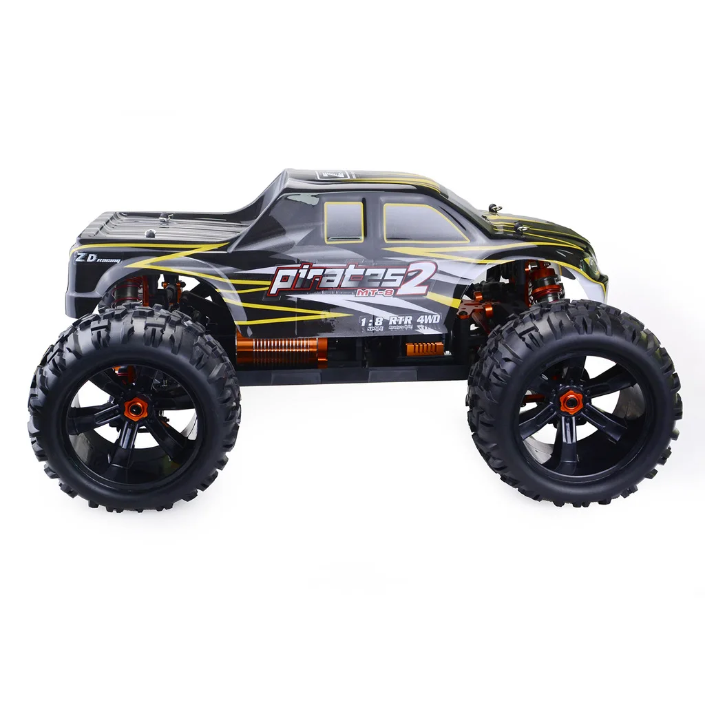 1/8 scale 4WD Brushless RC Car Electric Monster Truck Radio Control Car 100km/h High Speed Off-Road RTR Toy RC ZD Racing