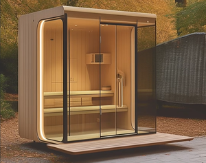 Sauna de Cedro Rojo de Alta Calidad para Dormitorio, Villa o Jardín, con Calefacción Infrarroja, Kits Completos, al Mejor Precio, de Blacksmith House - Product Image 2