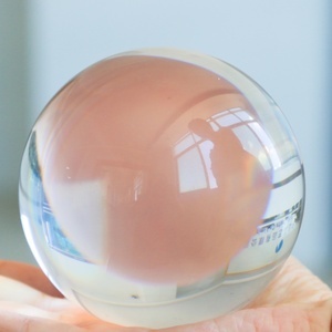 Rõ ràng Acrylic Spheres 4inch quang-lớp đúc lucite rắn nhựa bóng cho cho cho mê cô lập - Product Image 3