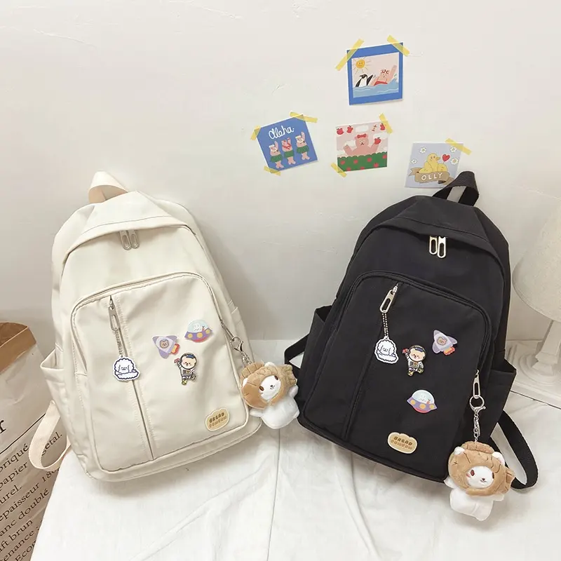 2020 New Junior High School College Style Cute Japanese Girl College Student Backpack L School Bag For Girls