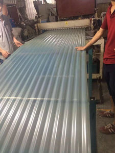 Giá tốt nhất hiện đại trong suốt mái ngói linh hoạt uPVC tấm sóng hình thang hình dạng ASA bề mặt vật liệu composite PVC - Product Image 6