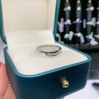 Bague pour homme en or massif 18 carats Pierre Moissanite Coupe princesse 2*2mm Bague pavée Moissanite blanche pour homme